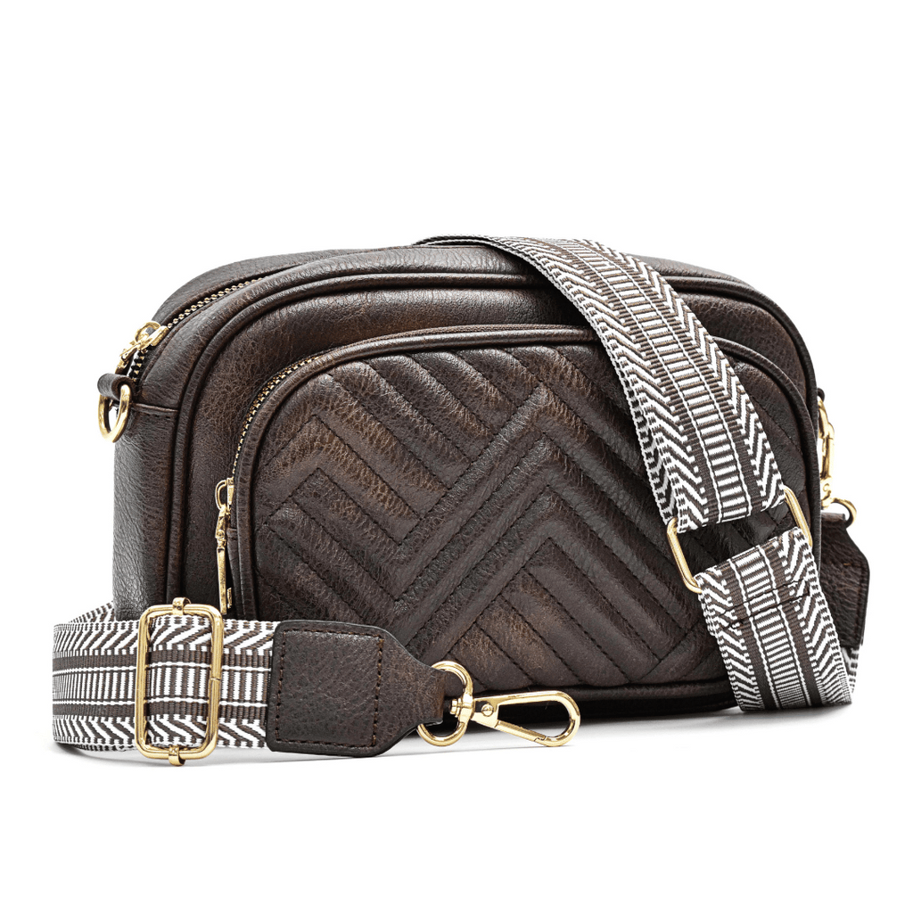 Bolsa Crossbody Sandrinha em Couro