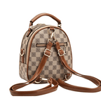 Mochila Vick com divisórias de couro