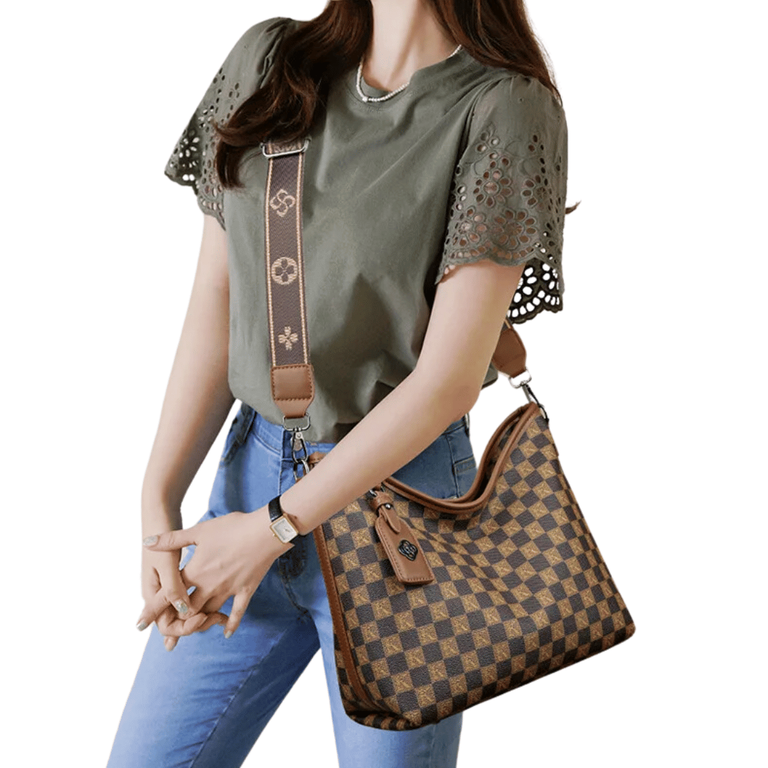 Bolsa tote Loft em couro