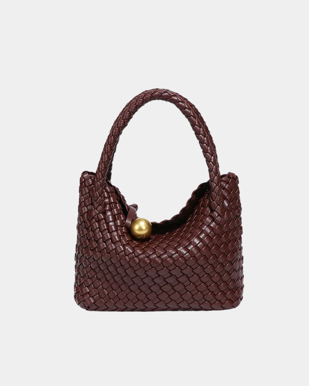 Bolsa Feminina em Couro Vegano Trançado Premium