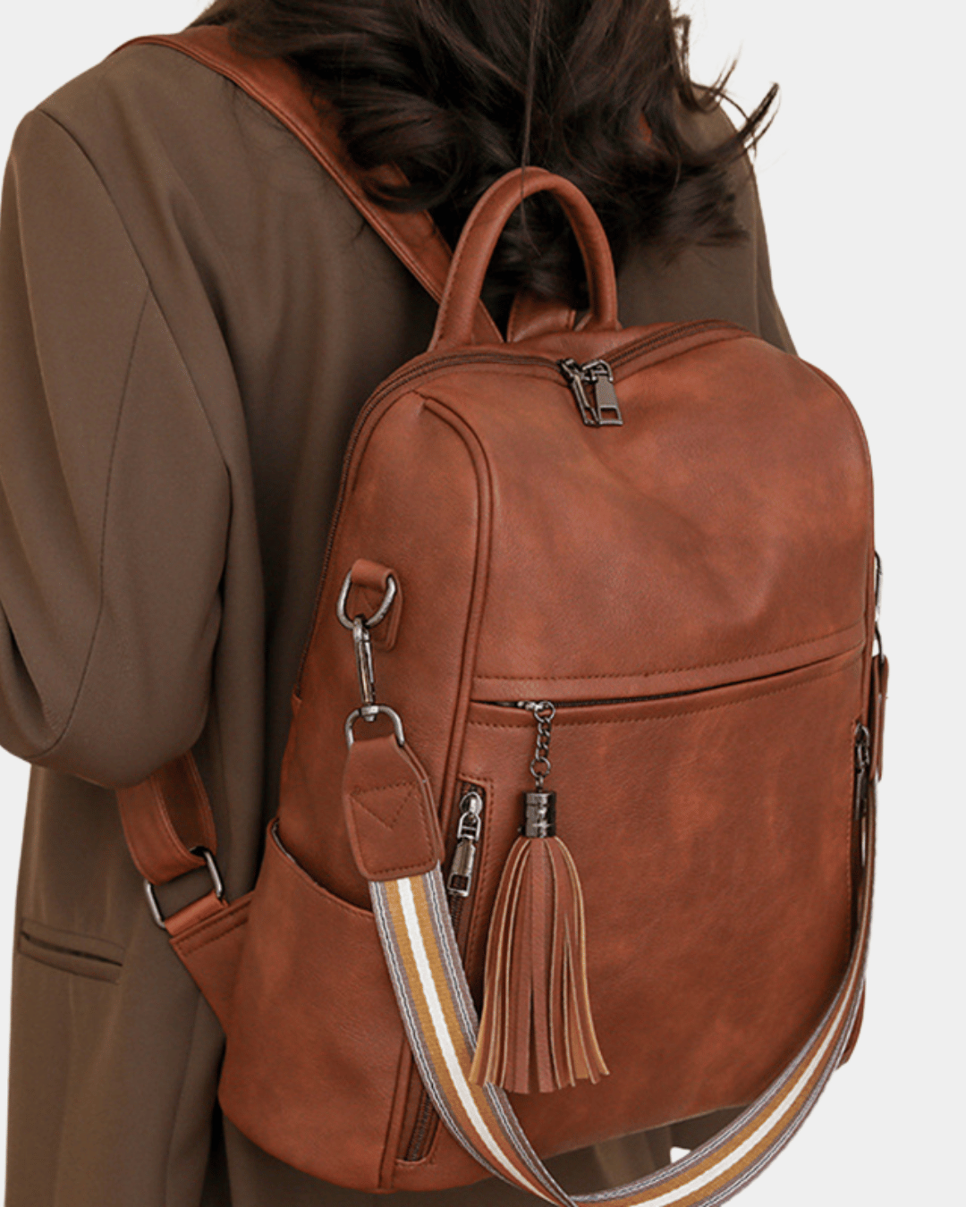 Mochila de couro Isla novo modelo 2026