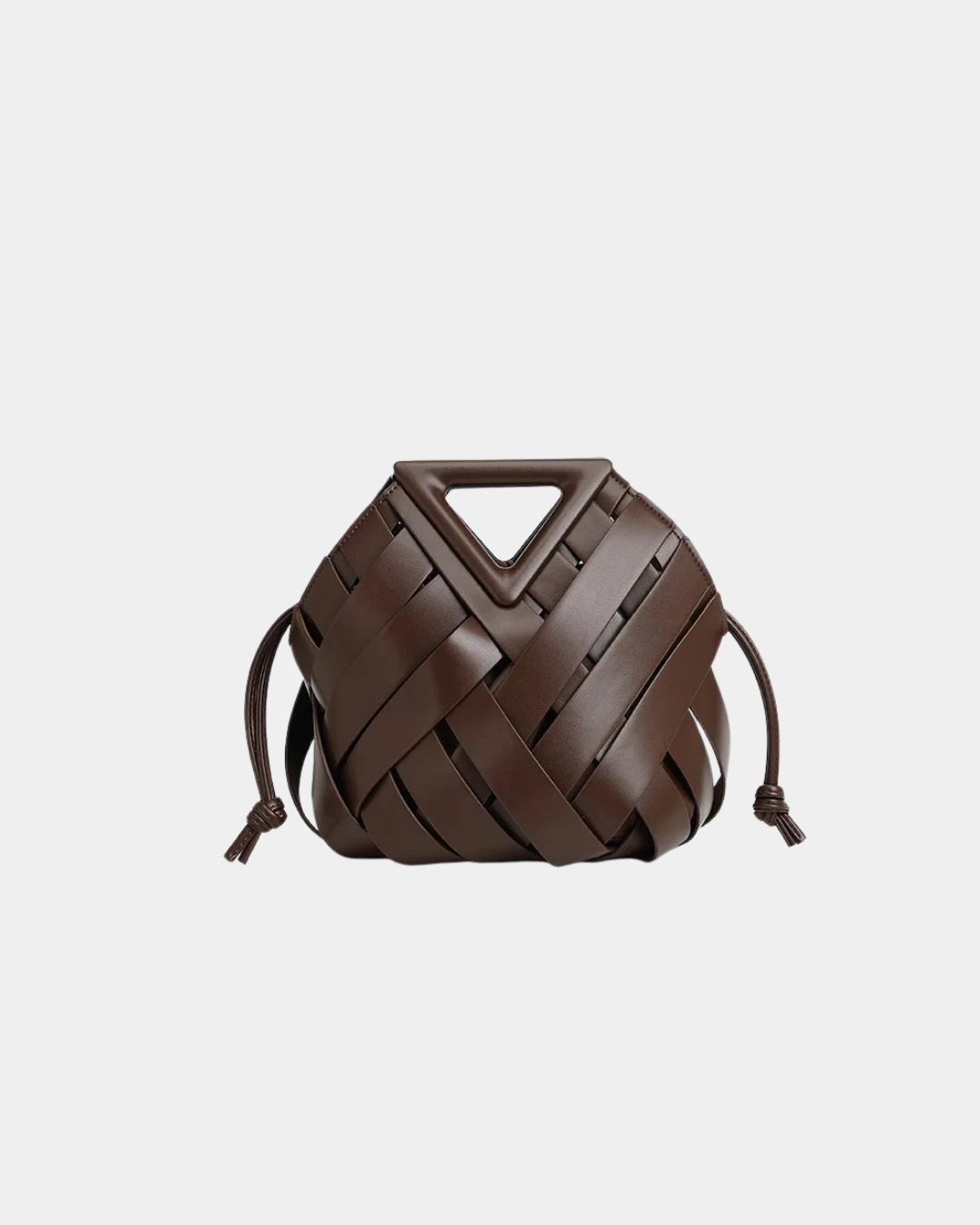 Bolsa Fabi Savana em couro trançado