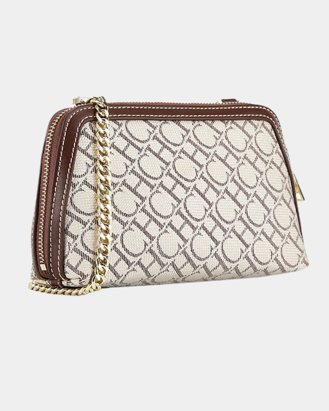 Bolsa de couro Tália com alça de corrente