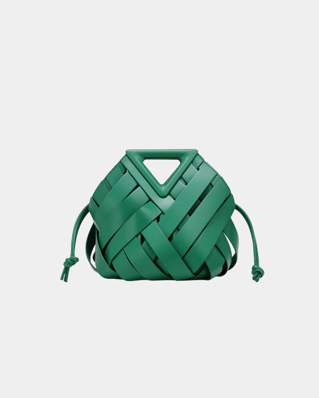 Bolsa Fabi Savana em couro trançado