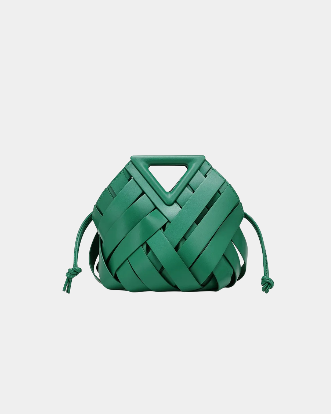 Bolsa Fabi Savana em couro trançado