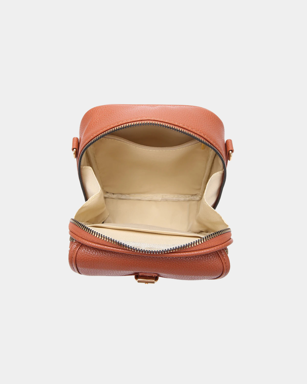 Bolsa Victoria compacta em couro premium
