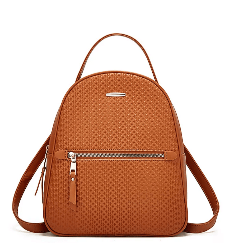 Kit mochila de couro Amanda Salles
