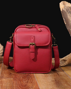 Bolsa Victoria compacta em couro premium