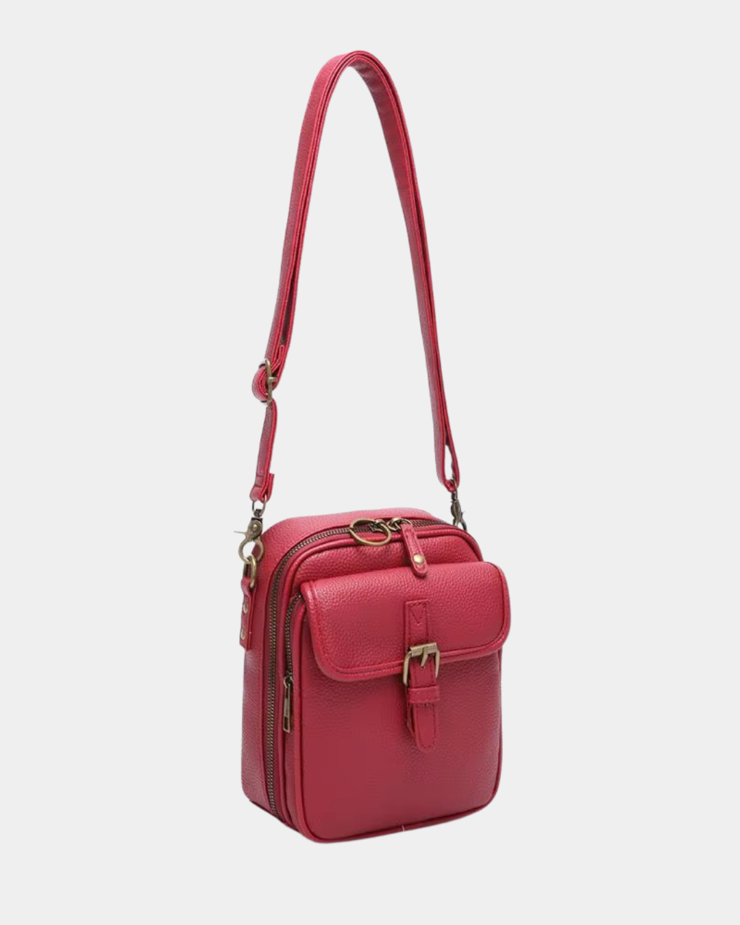 Bolsa Victoria compacta em couro premium