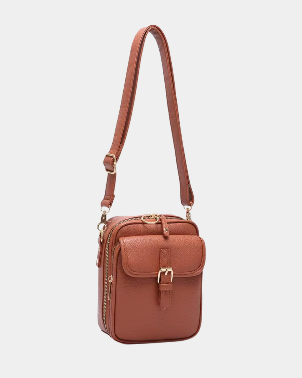 Bolsa Victoria compacta em couro premium