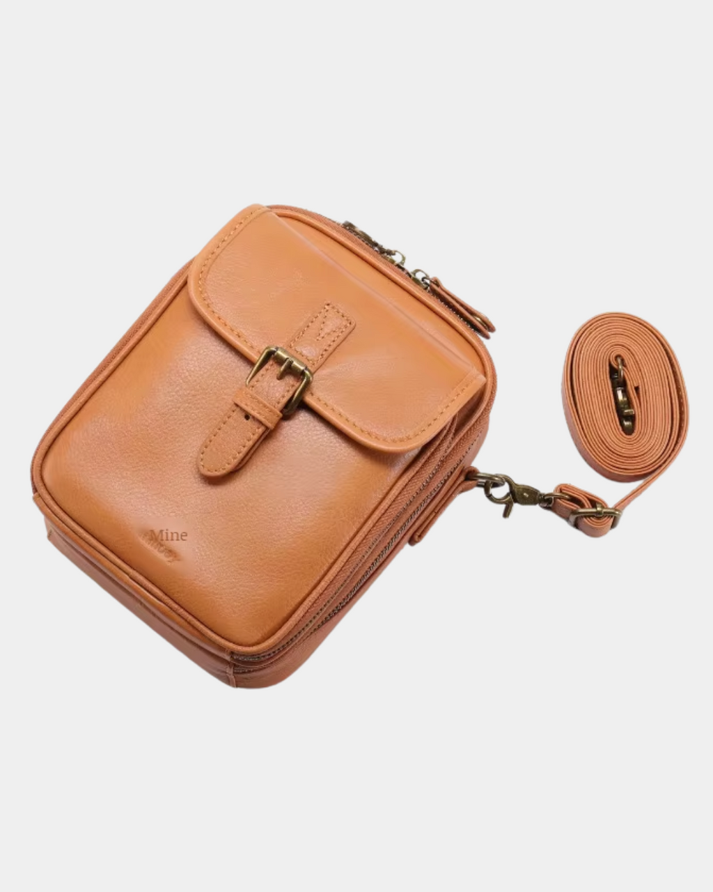 Bolsa Victoria compacta em couro premium