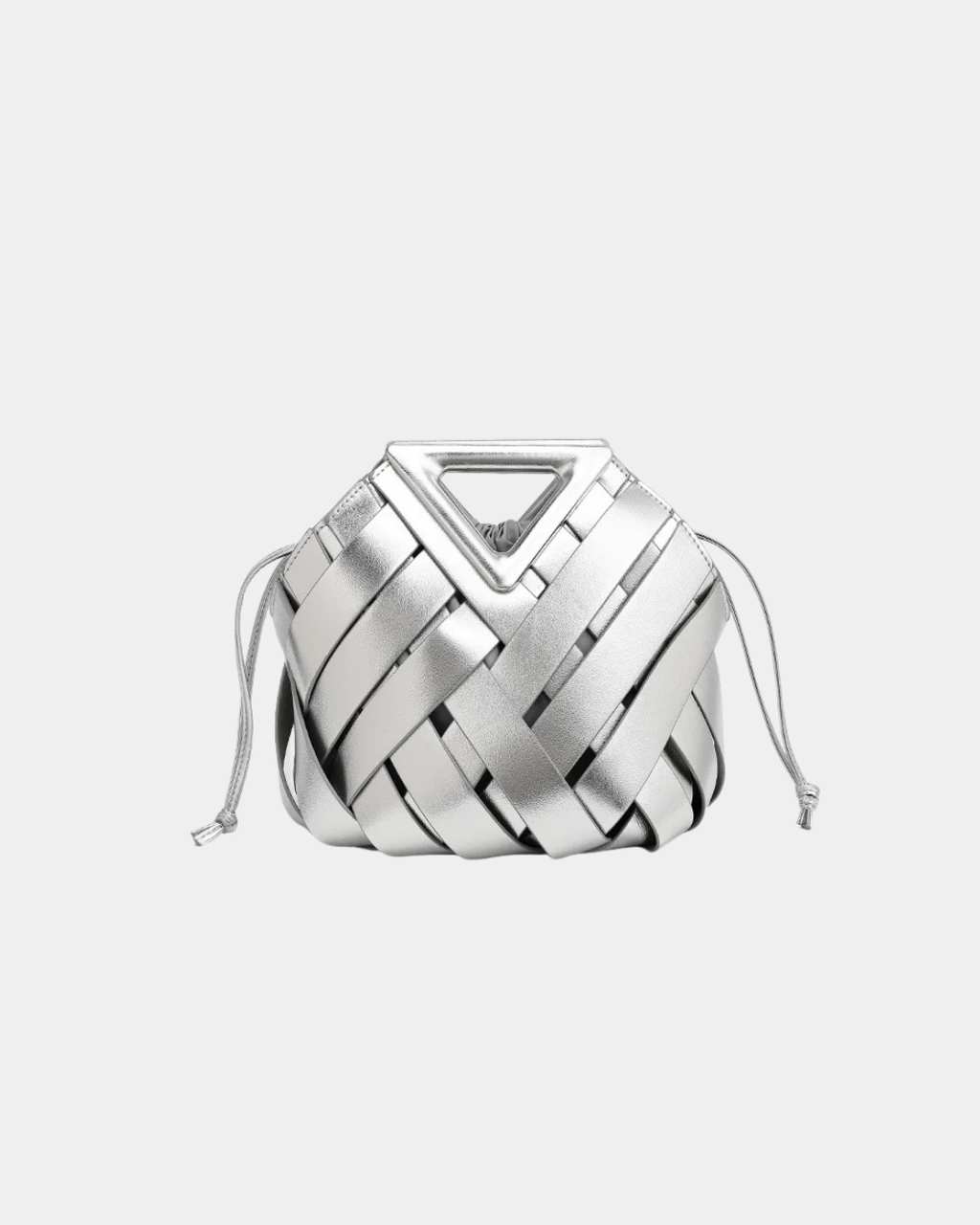 Bolsa Fabi Savana em couro trançado