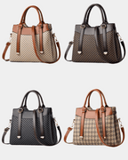 Lançamento de bolsa de couro Roma