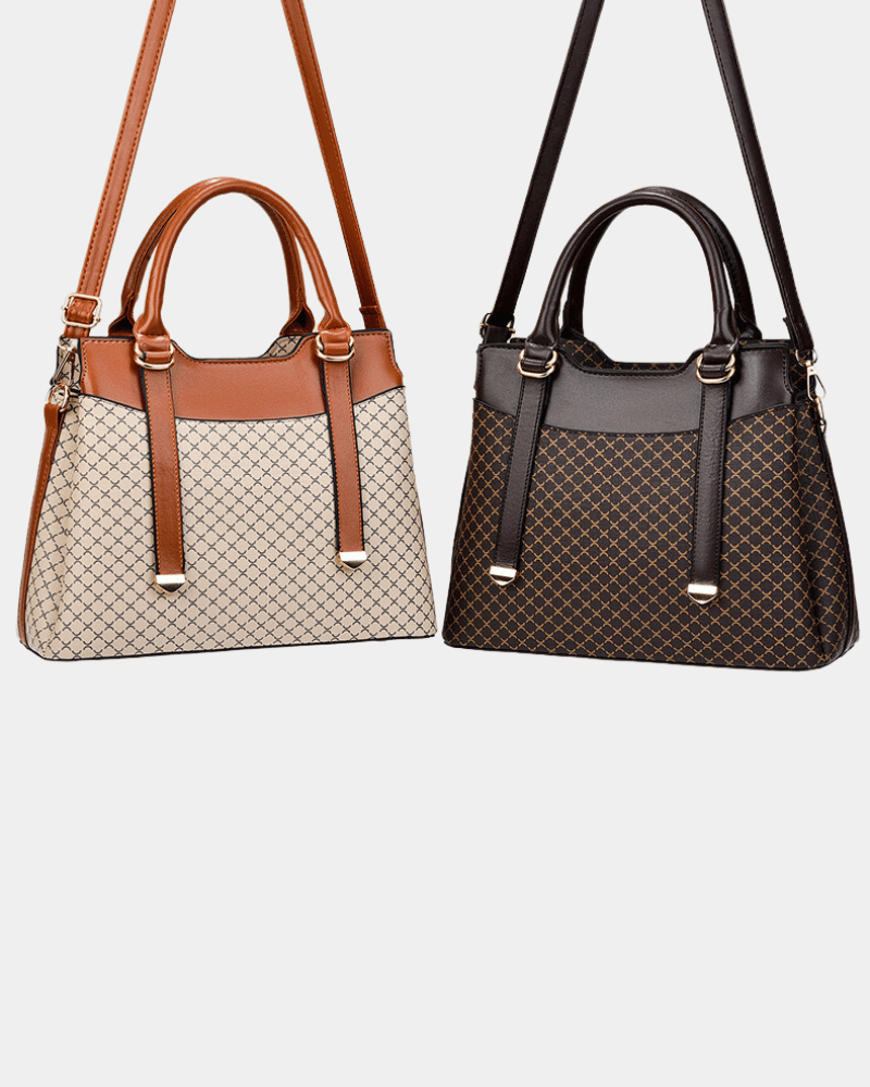 Lançamento de bolsa de couro Roma