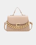 Bolsa Mara com corrente grossa de couro