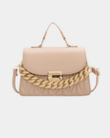 Bolsa Mara com corrente grossa de couro