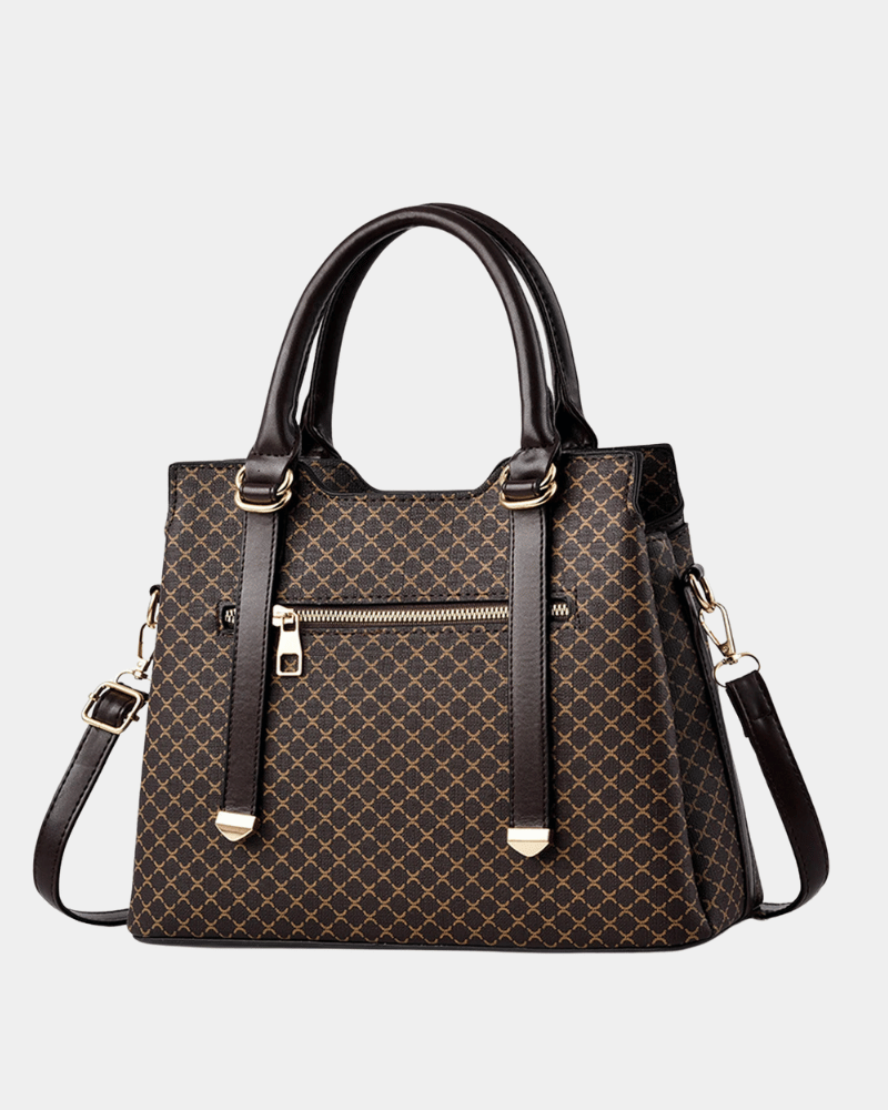 Lançamento de bolsa de couro Roma