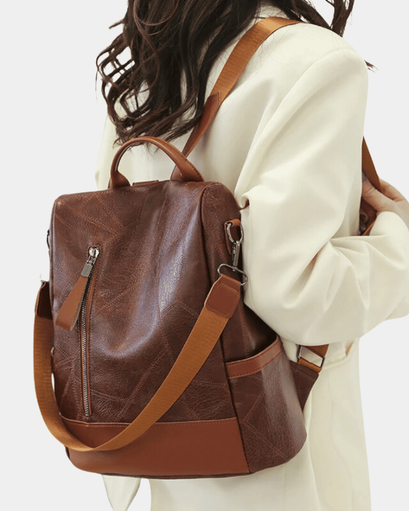 Nova mochila de couro macio 2026