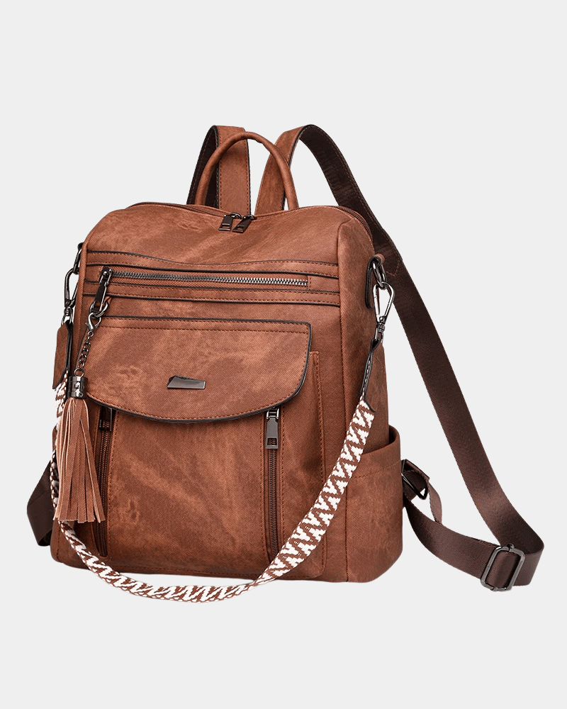 Mochila Sandy Vintage Couro, Nova Coleção 2026