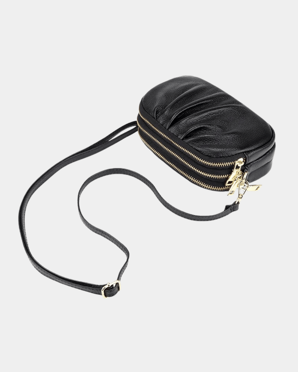 Bolsa Lane de couro com divisória