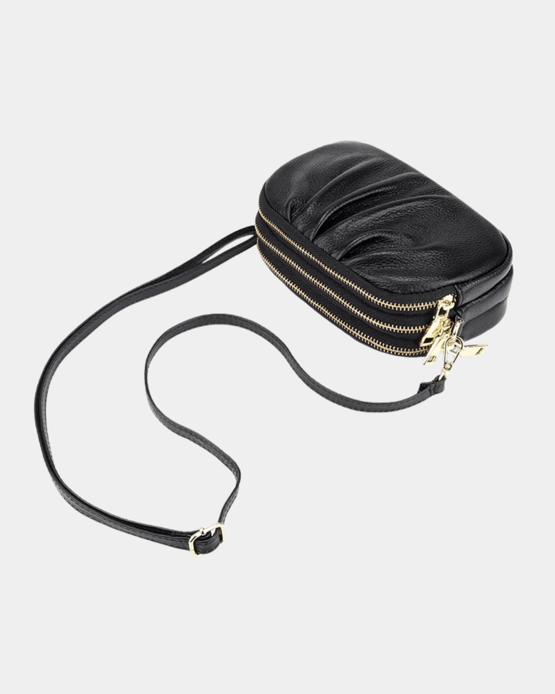 Bolsa Lane de couro com divisória