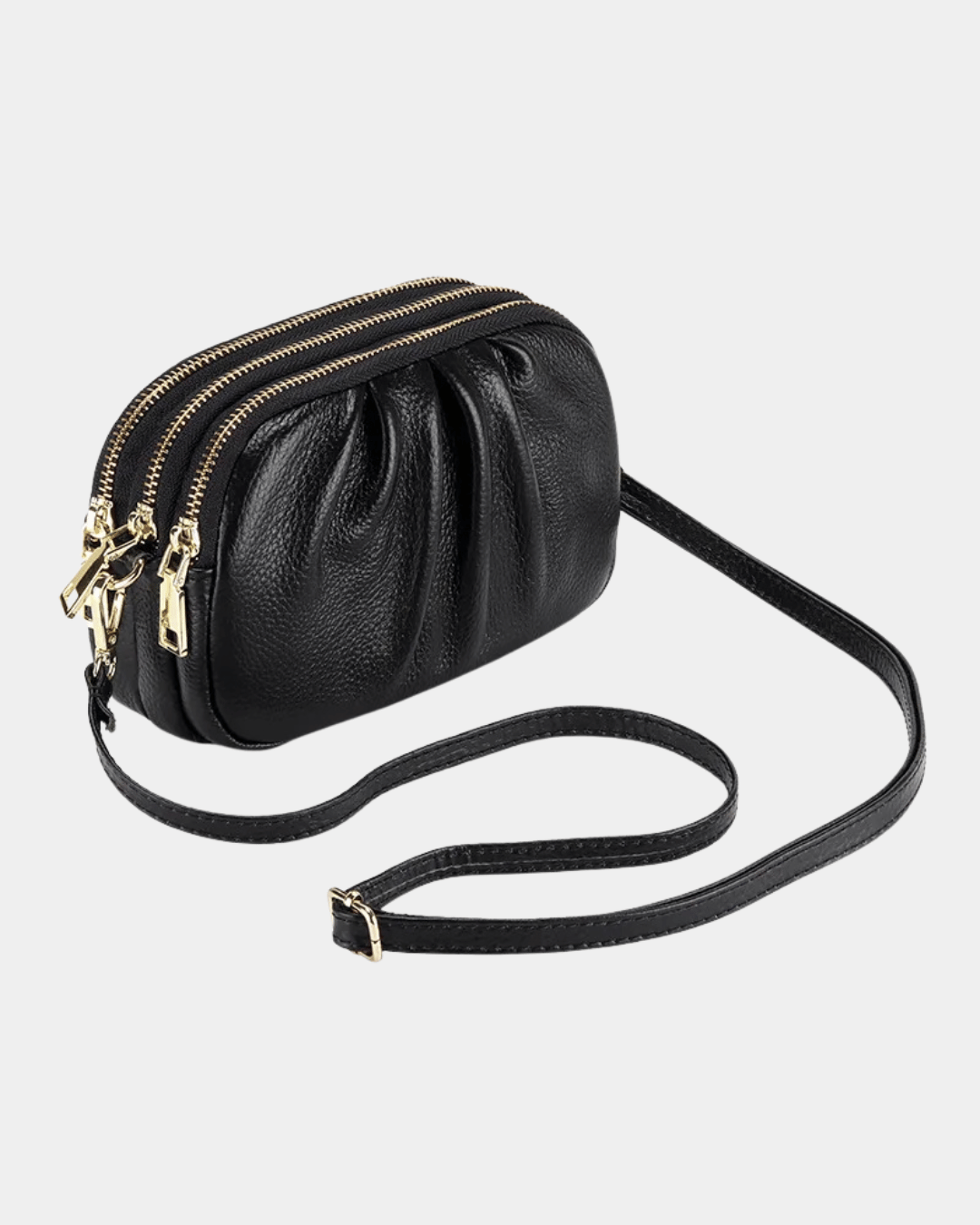 Bolsa Lane de couro com divisória