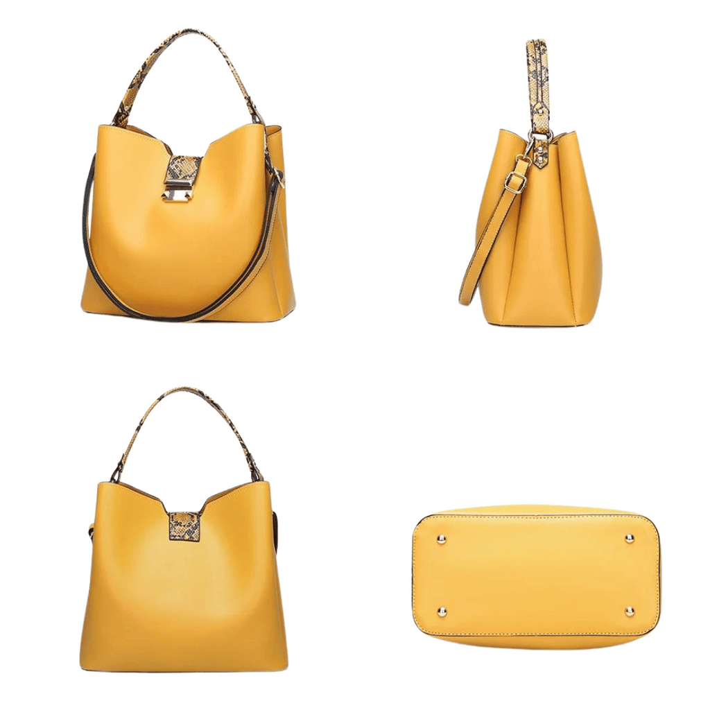 Bolsa de couro Vivian Premium + carteira grátis