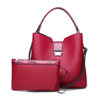 Bolsa de couro Vivian Premium + carteira grátis