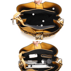 Bolsa de couro Vivian Premium + carteira grátis