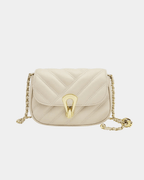Bolsa de Couro Elegance Belle – Alça Corrente Dourada