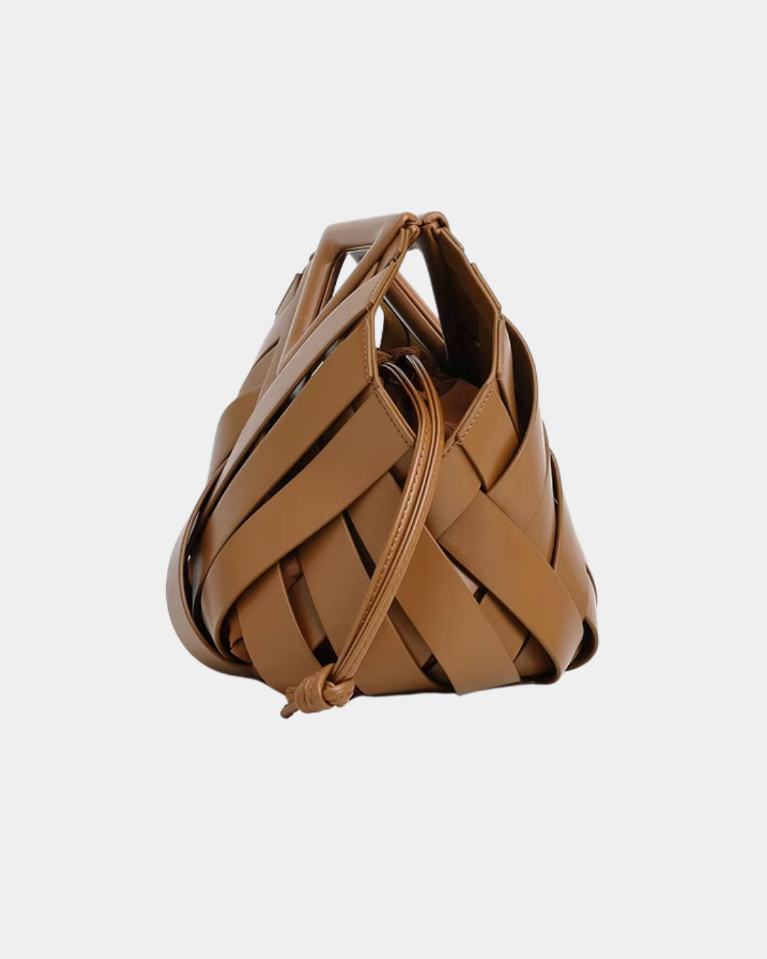 Bolsa Fabi Savana em couro trançado