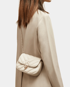 Bolsa de Couro Elegance Belle – Alça Corrente Dourada
