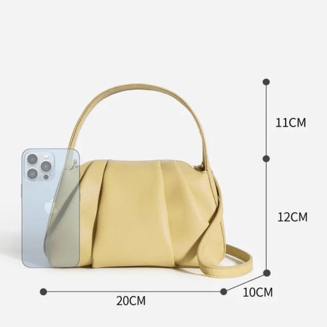 Bolsa holandesa em couro legítimo