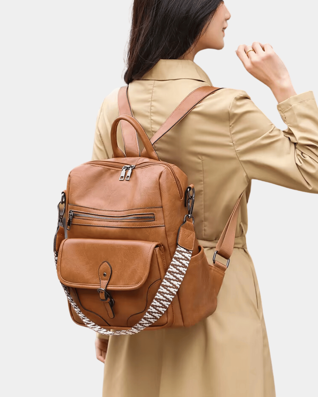 Mochila de couro Tália novo modelo 2026
