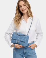Bolsa Feminina Denim Royale – Corrente Elegance 2026