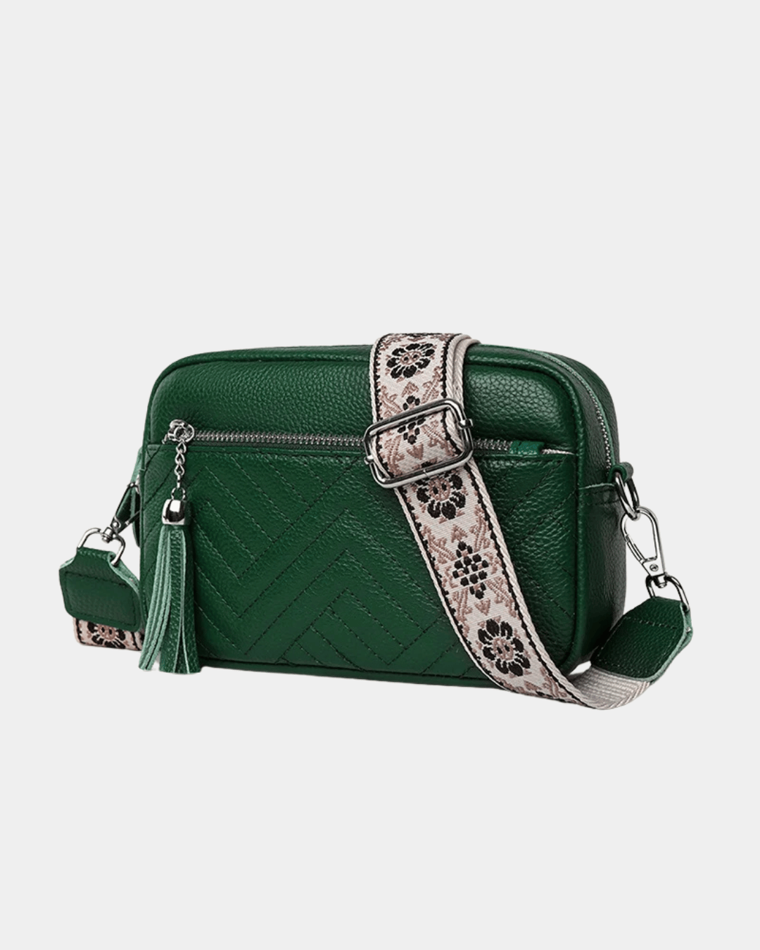 Bolsa Dany Transversal em couro