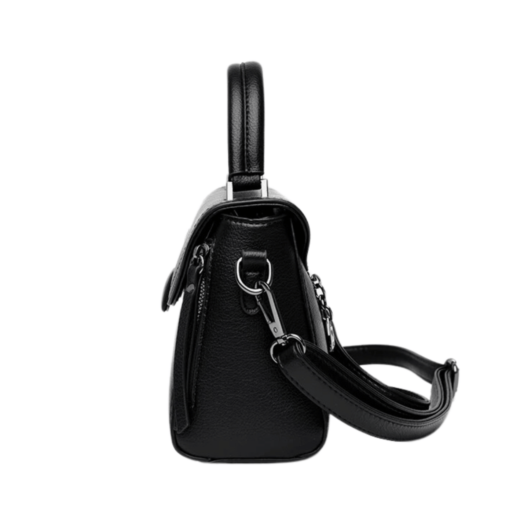 Bolsa Joana em cour com 2 alças ajustáveis