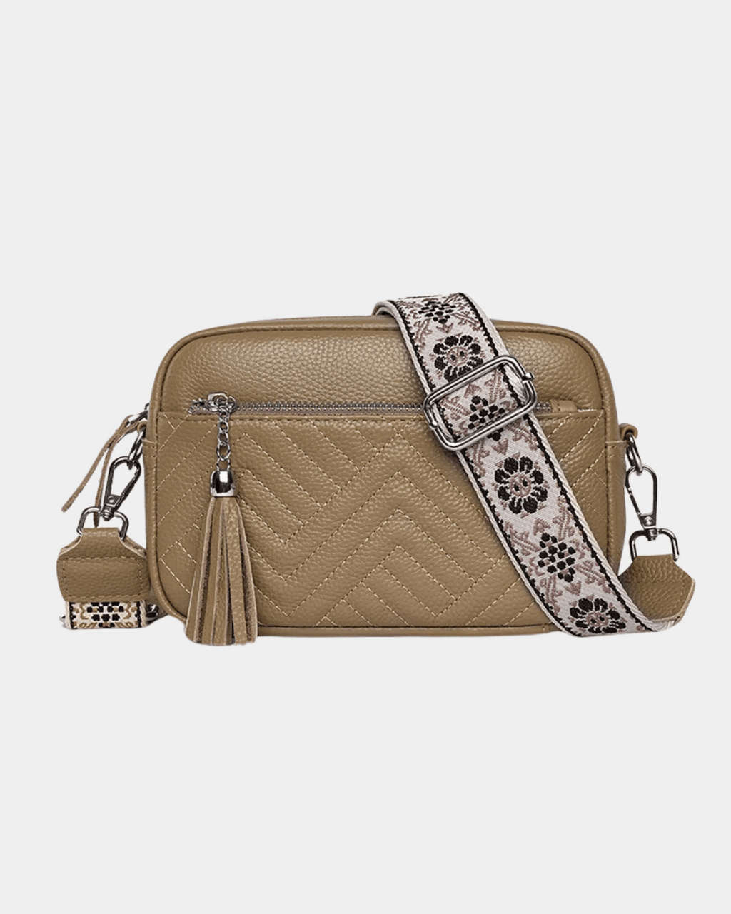 Bolsa Dany Transversal em couro