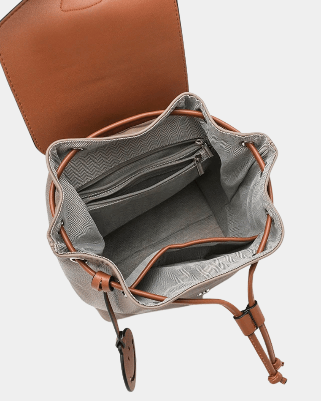 Mochila com fechamento de corda Smile Face