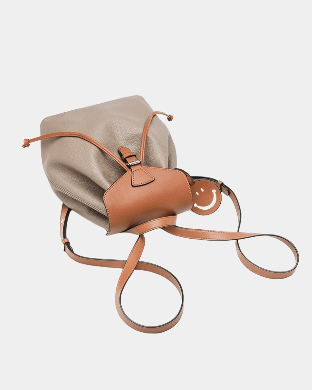 Mochila com fechamento de corda Smile Face