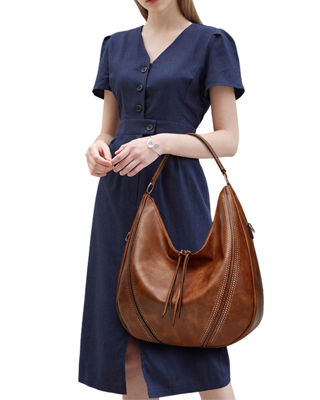 Bolsa Tote em couro Americana New