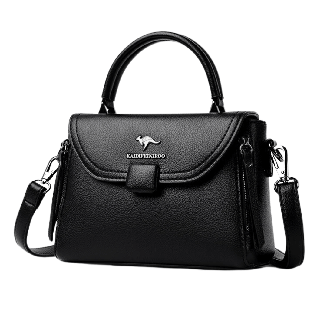 Bolsa Joana em cour com 2 alças ajustáveis