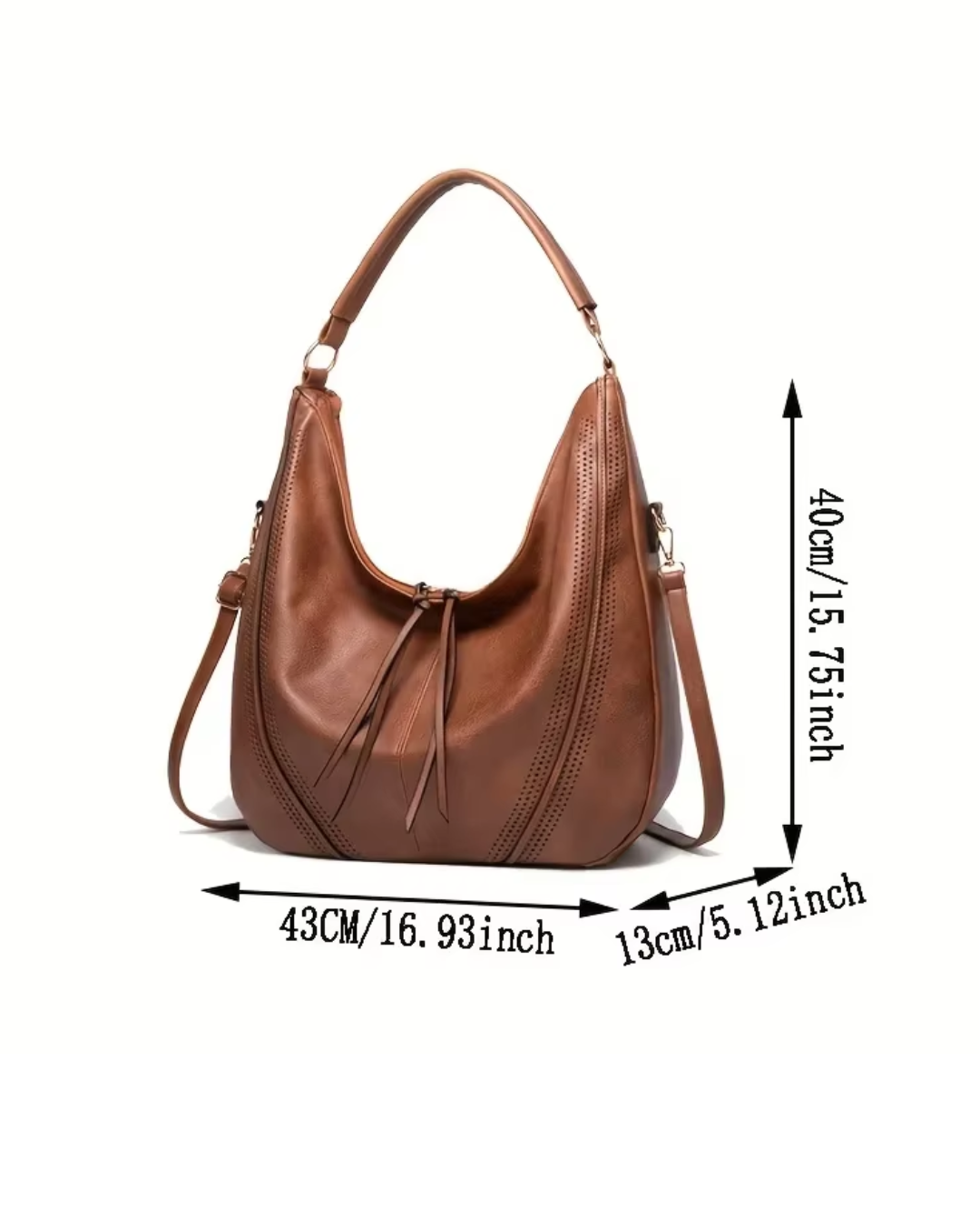 Bolsa Tote em couro Americana New