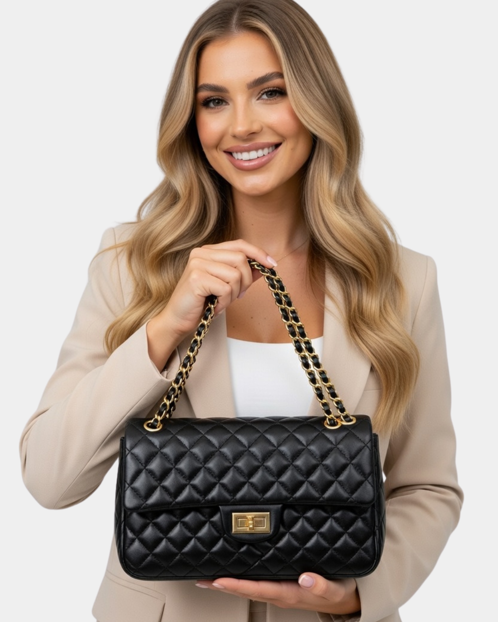 Bolsa couro Premium Transversal Aurora Class