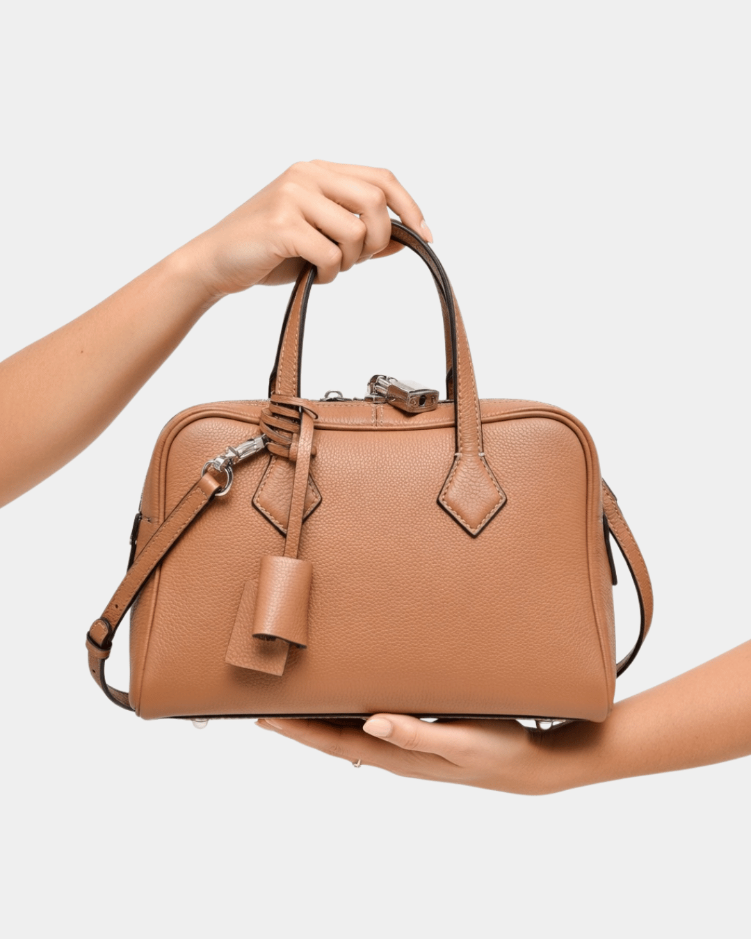 Bolsa Boston Siena Couro Premium