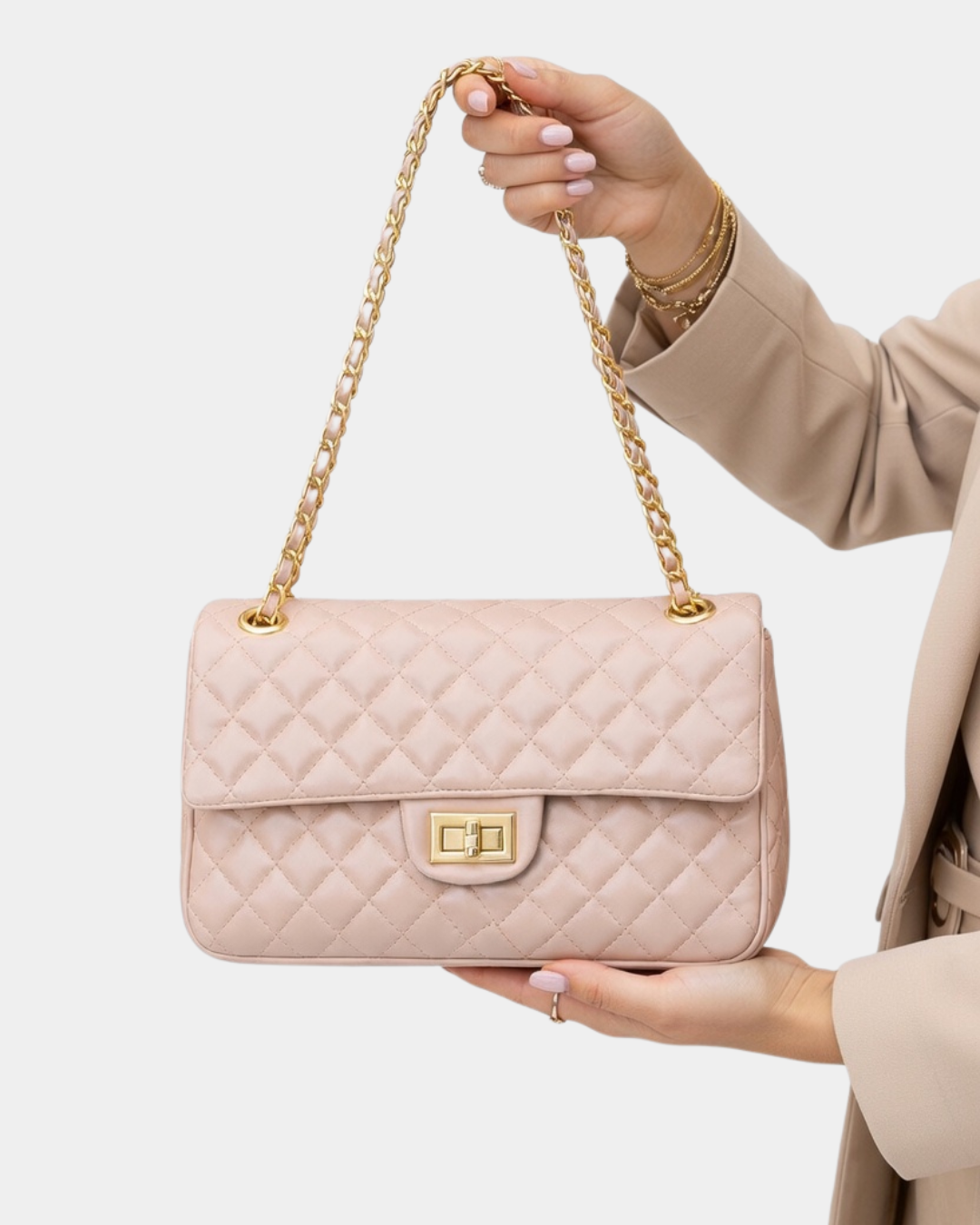 Bolsa couro Premium Transversal Aurora Class