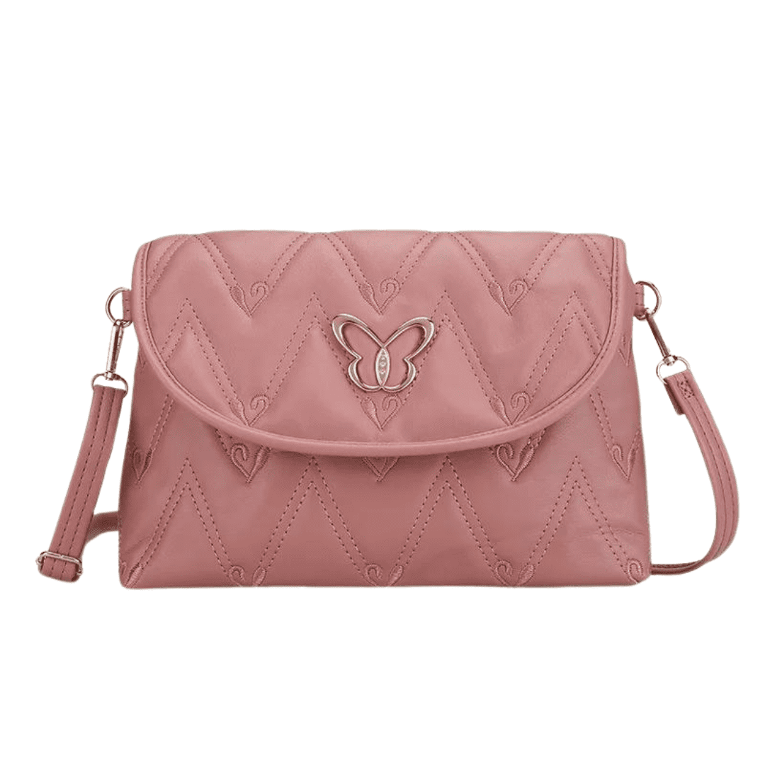 Bolsa acolchoada de couro Helen