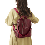 Nova mochila de couro macio 2026