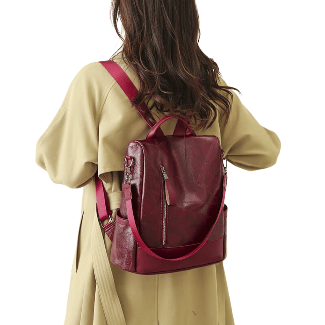 Nova mochila de couro macio 2026