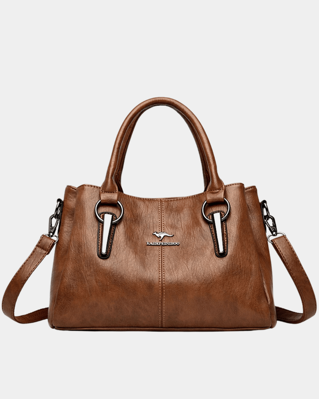 Bolsa retrô em couro